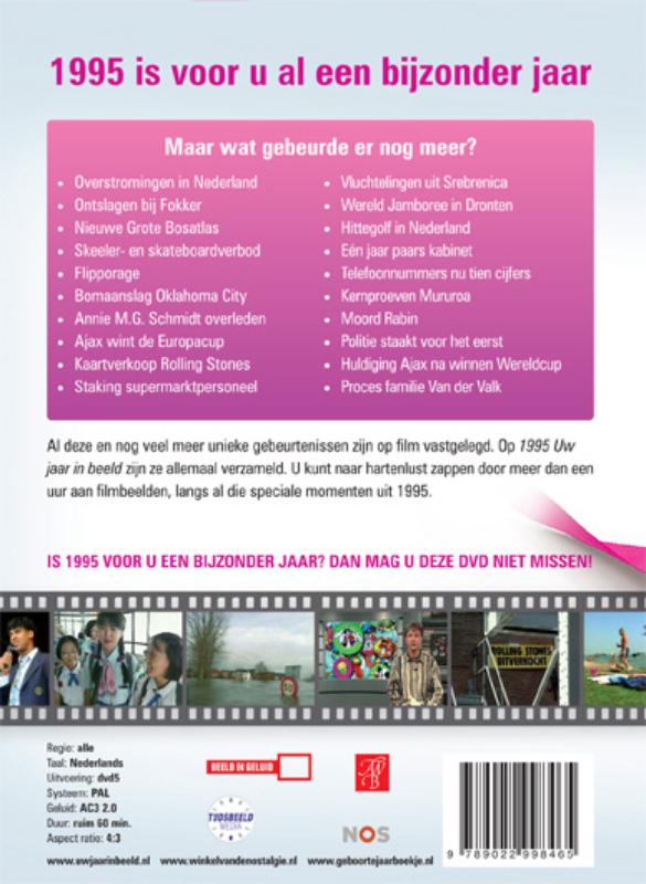 Achterkant van 1995 Uw jaar in beeld