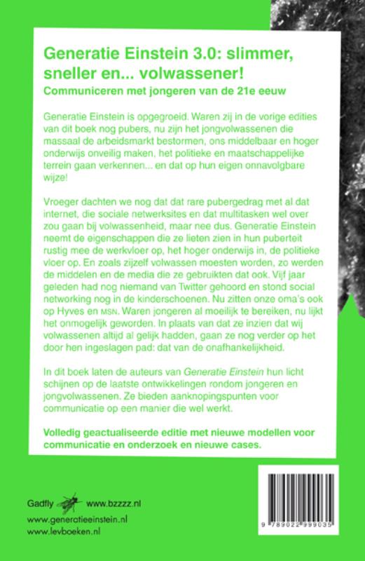 Achterkant van Generatie Einstein