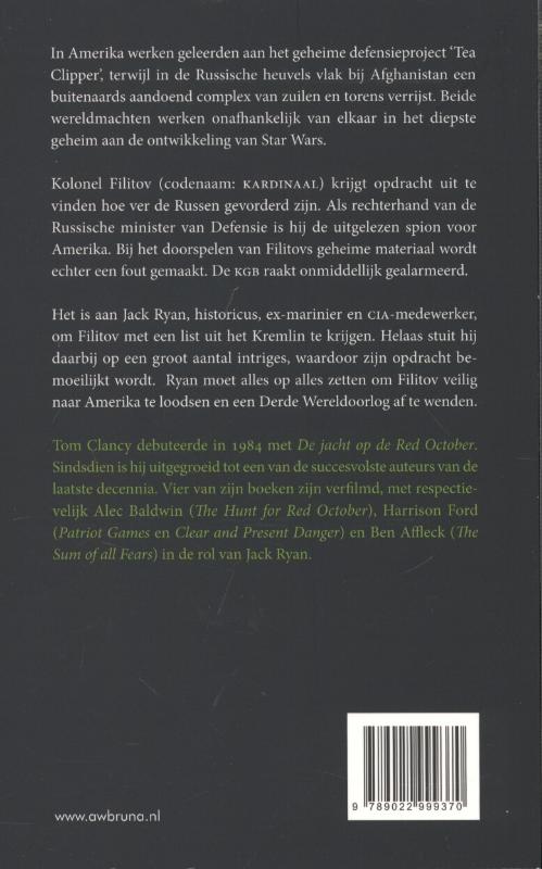 Achterkant van Kardinaal van het Kremlin