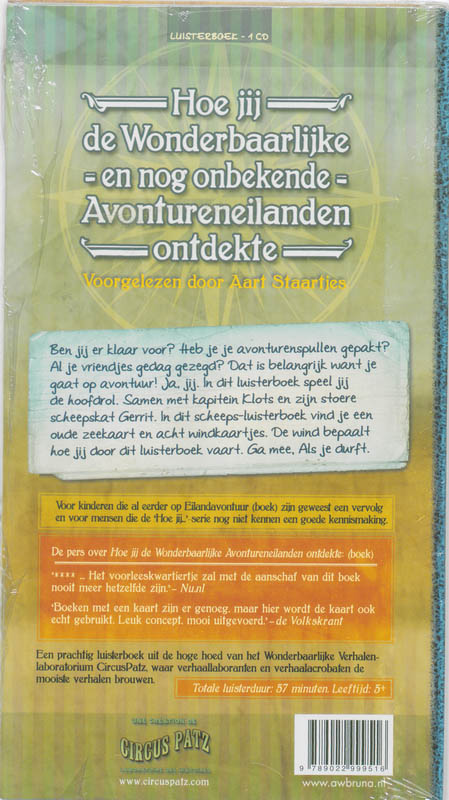 Achterkant van Hoe jij de Wonderbaarlijke - en nog onbekende - Avontureneilanden ontdekte