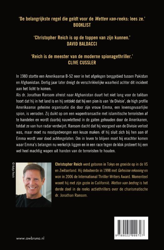 Achterkant van Wetten van bedrog