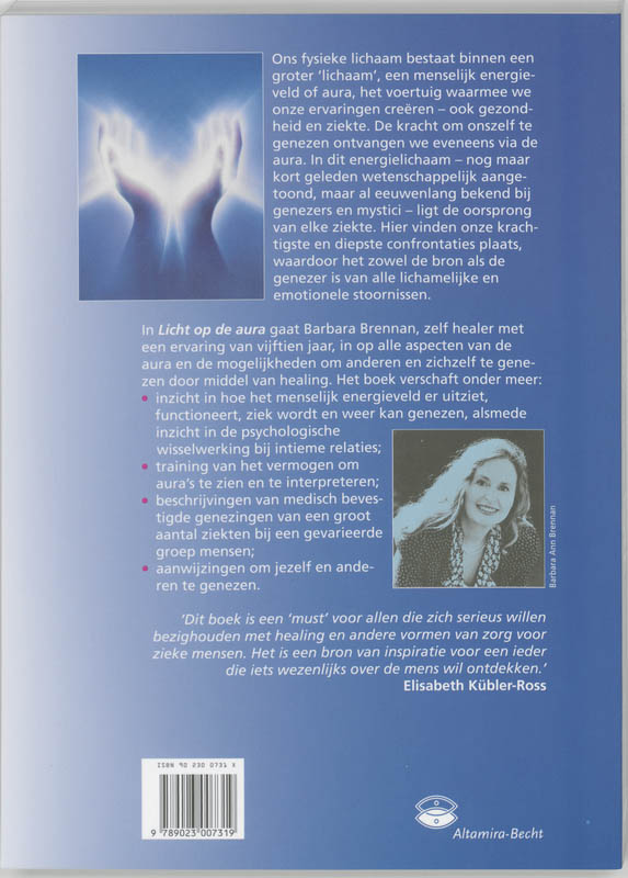 Achterkant van Licht op de aura