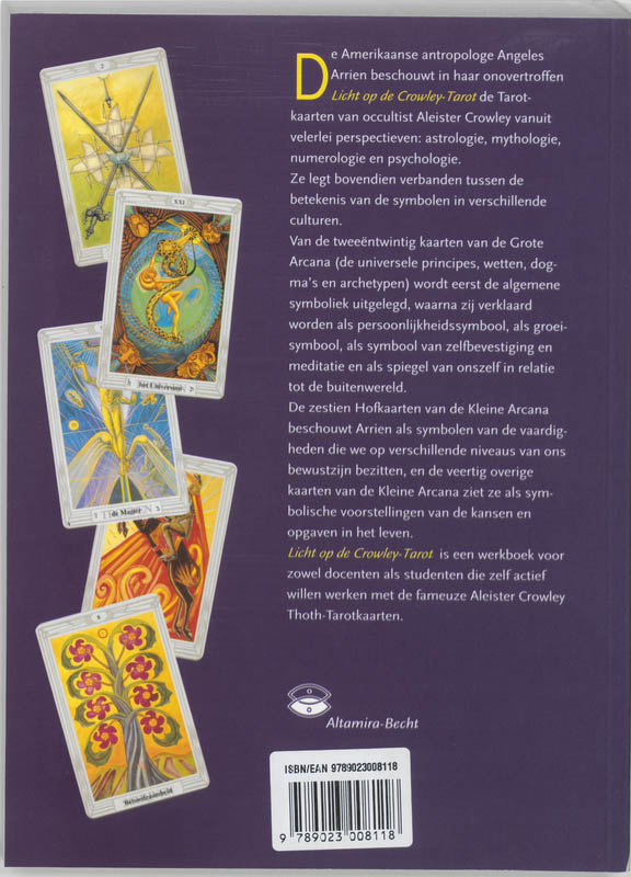 Achterkant van Licht op de Crowley-tarot