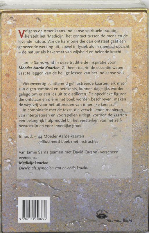 Achterkant van Moeder Aarde kaarten