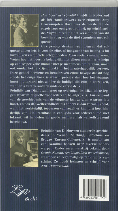 Achterkant van Hoe hoort het eigenlijk?