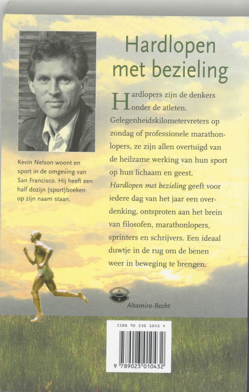 Achterkant van Hardlopen met bezieling