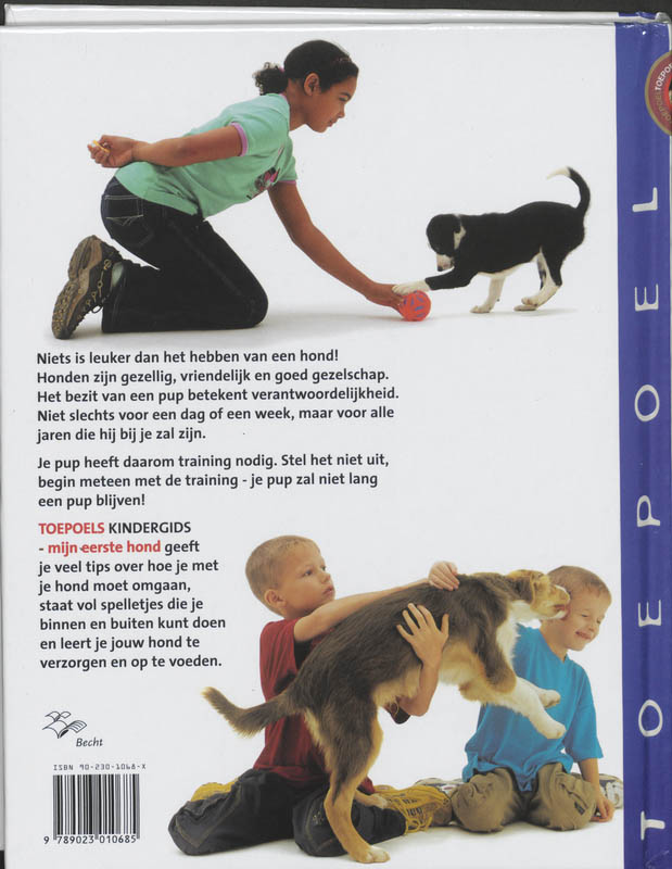 Achterkant van Mijn eerste hond