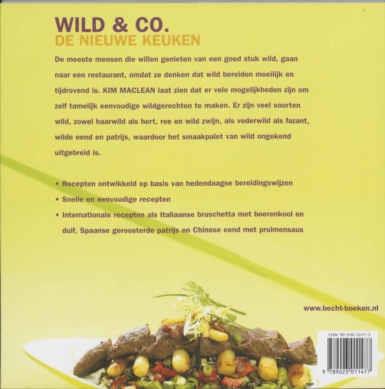 Achterkant van Wild & co