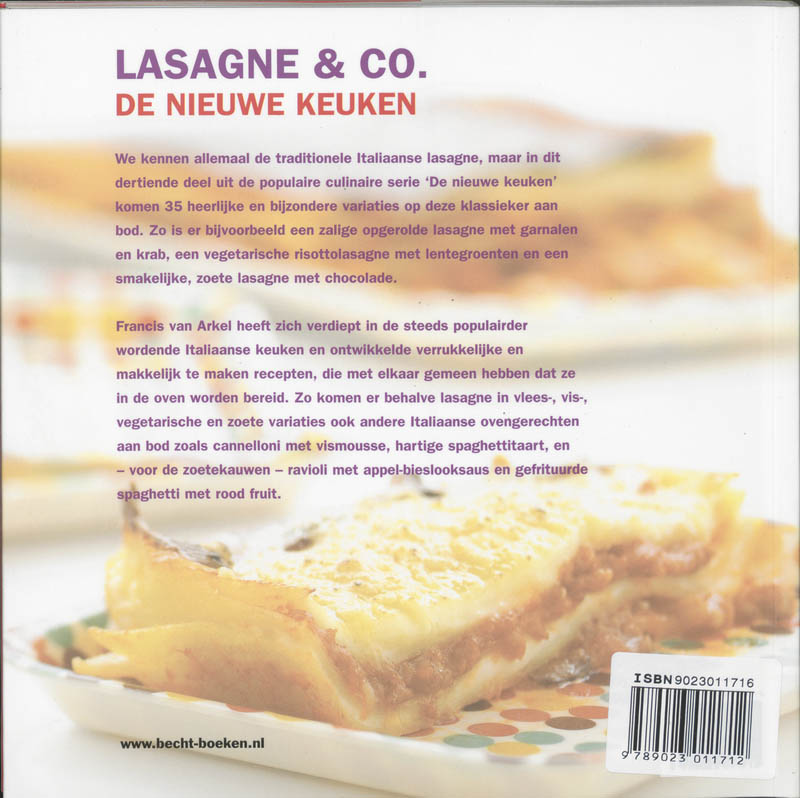 Achterkant van Lasagne & Co