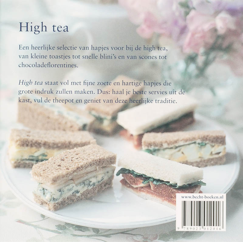 Achterkant van High tea