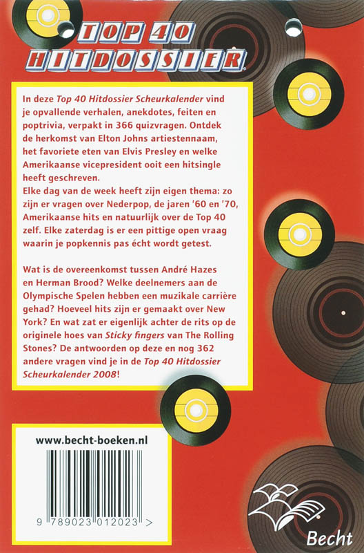 Achterkant van 2008