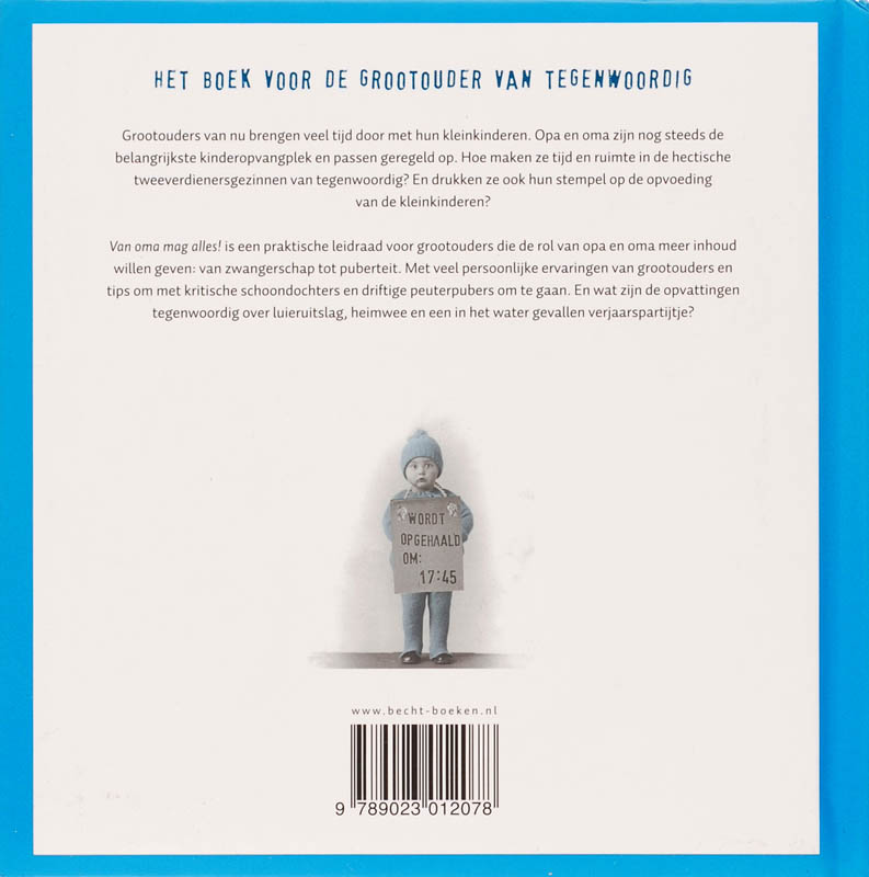 Achterkant van Van oma mag alles!