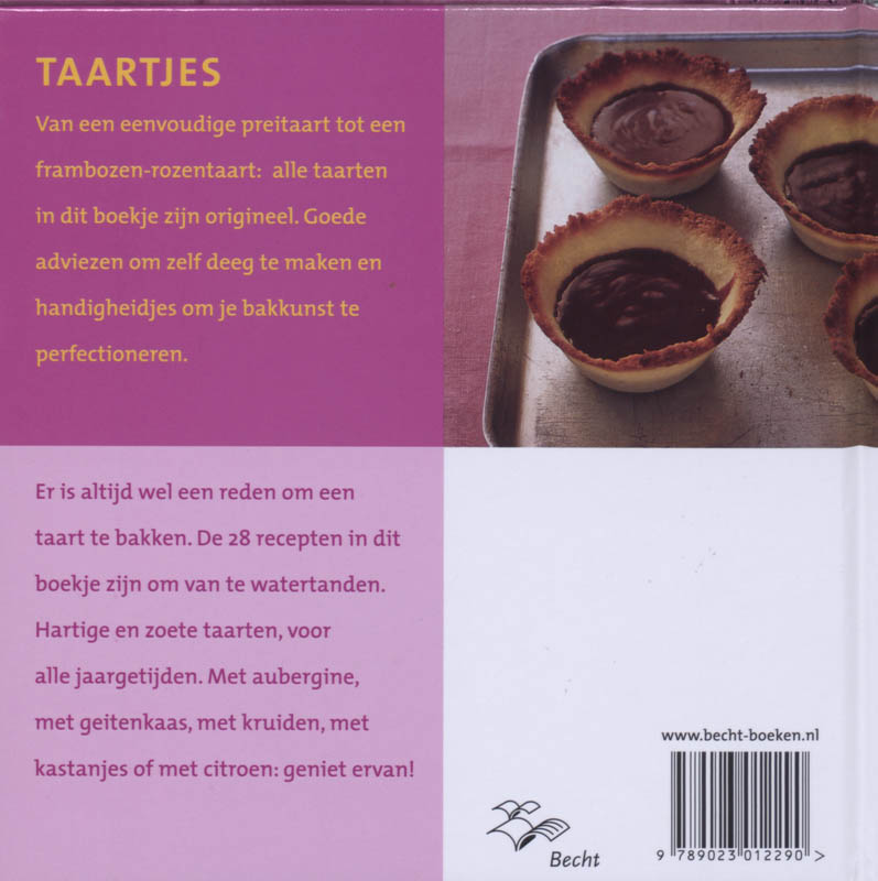 Achterkant van Taartjes