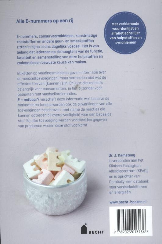 Achterkant van E=eetbaar?