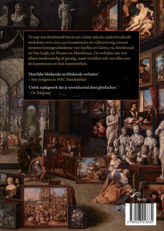 Achterkant van De aap van Rembrandt