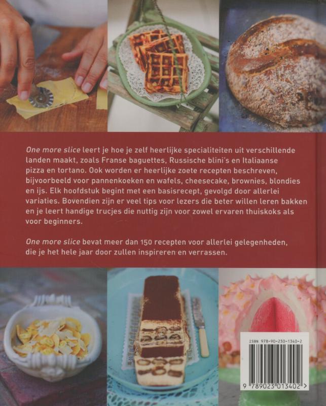 Achterkant van One more slice