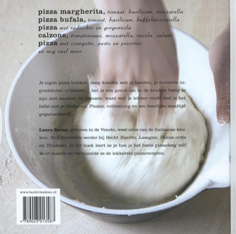 Achterkant van Pizza