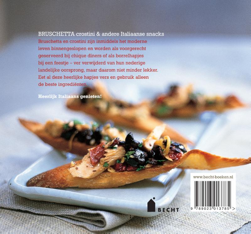 Achterkant van Bruschetta