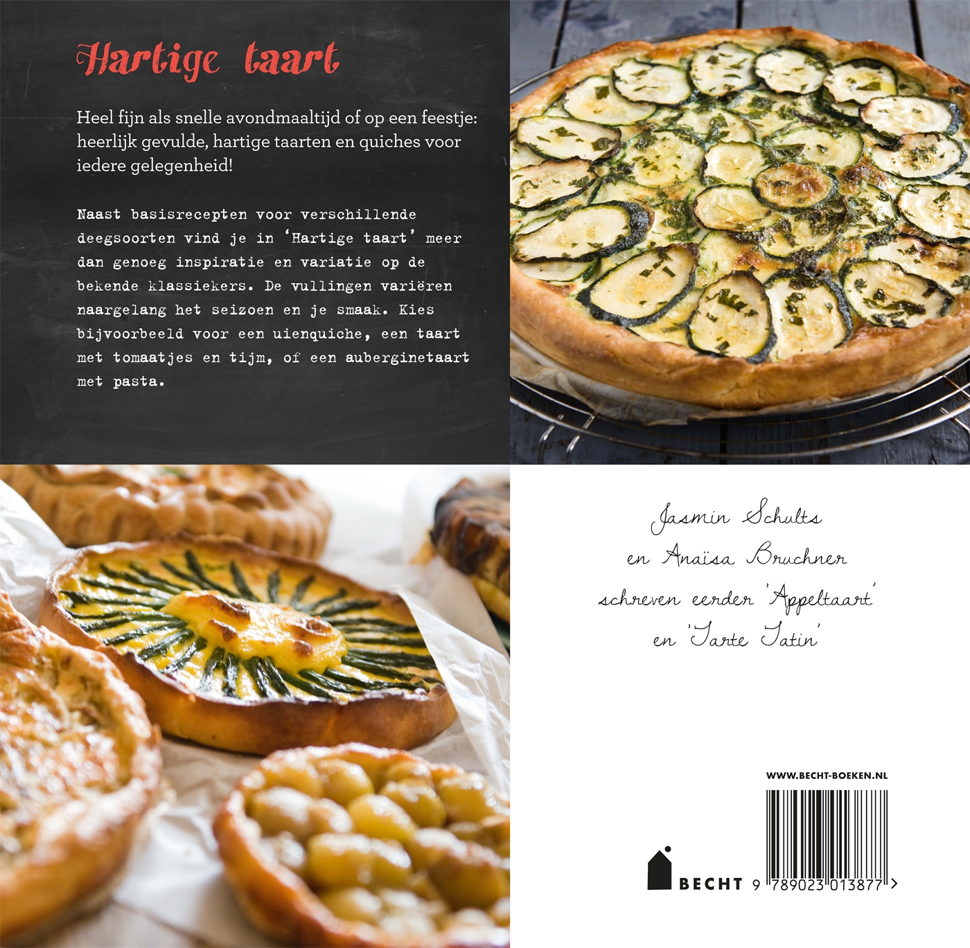 Achterkant van Hartige taart