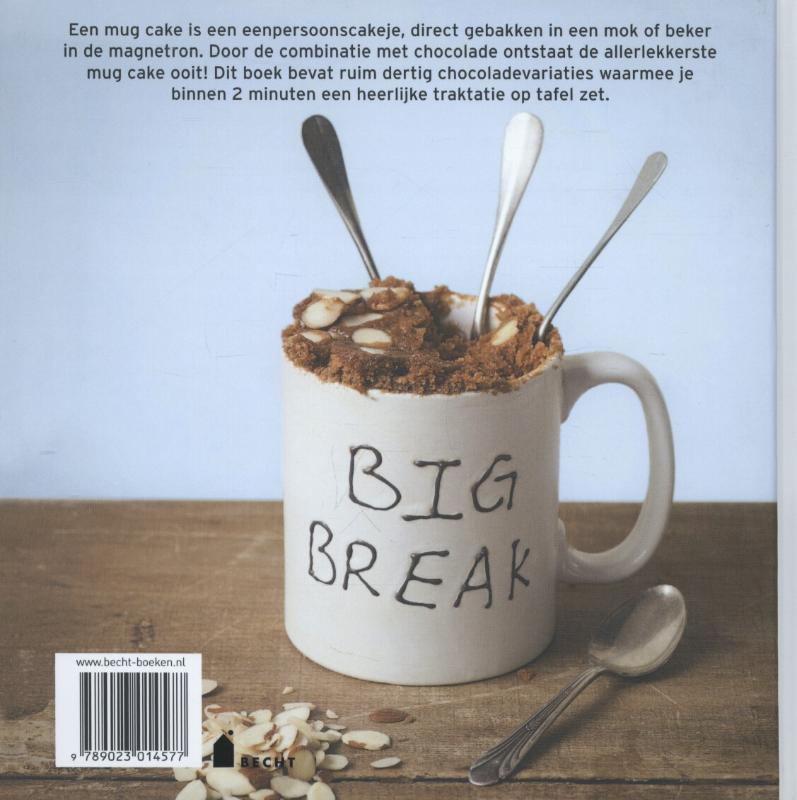 Achterkant van Chocolade mug cakes