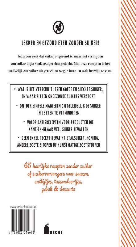 Achterkant van Suikervrij