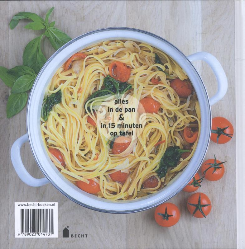 Achterkant van Superpasta in 1 pan