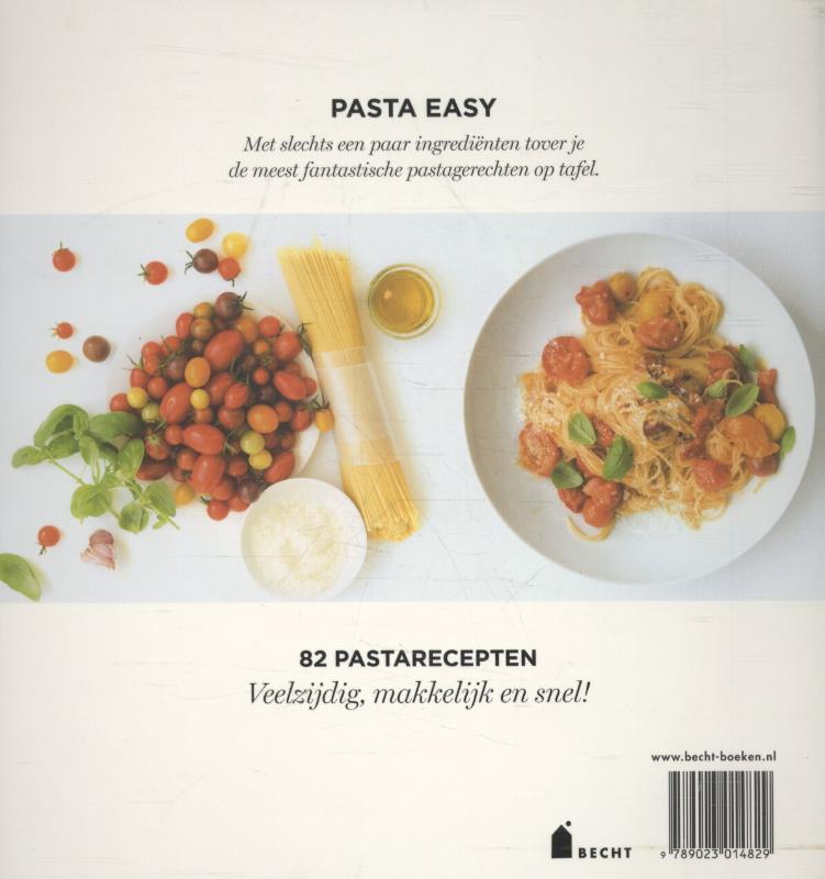 Achterkant van Pasta easy