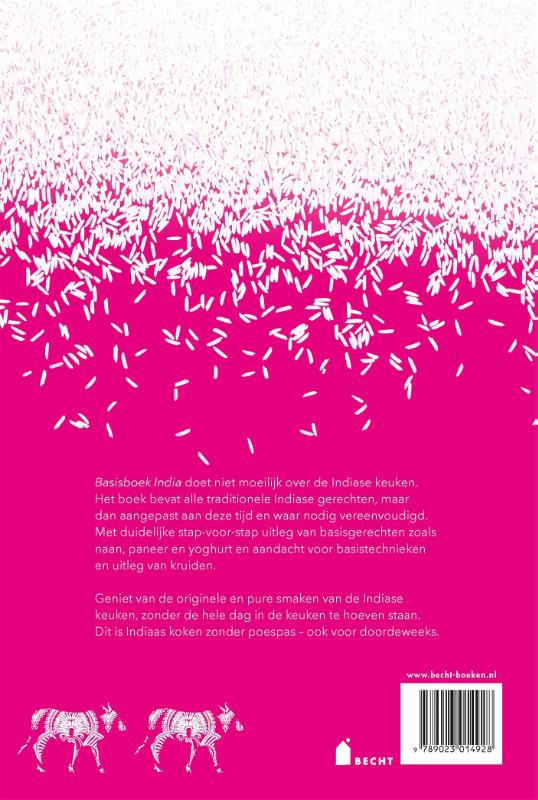 Achterkant van Basisboek India