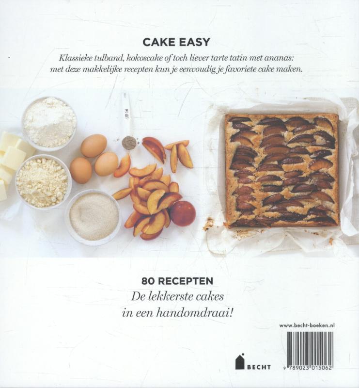 Achterkant van Cake easy