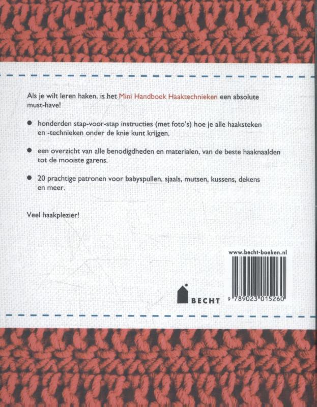 Achterkant van Minihandboek haaktechnieken