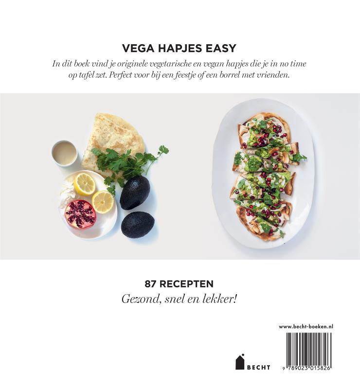 Achterkant van Vega hapjes easy