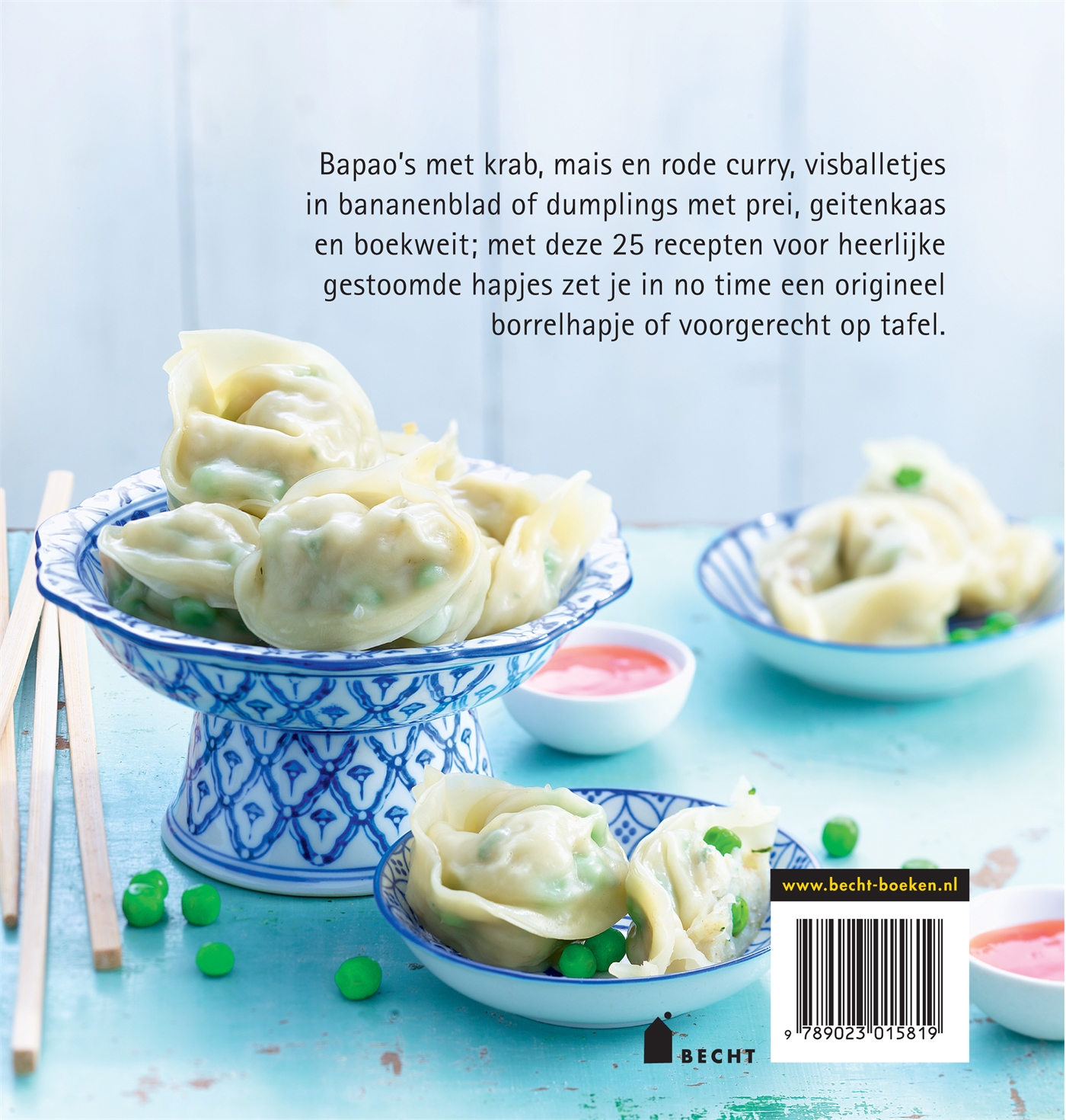 Achterkant van Dumplings en bapao