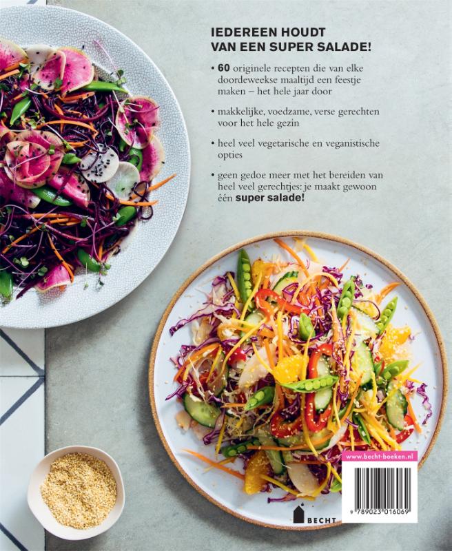 Achterkant van Super salade