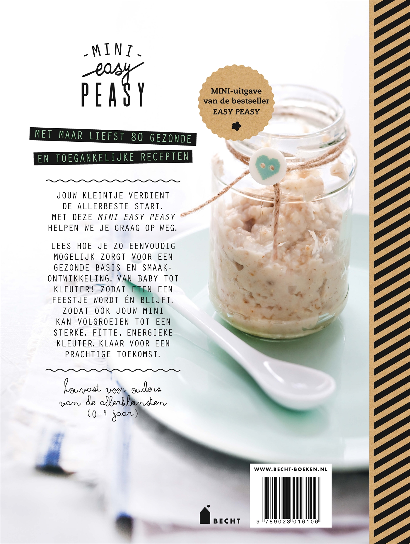 Achterkant van Easy Peasy Mini