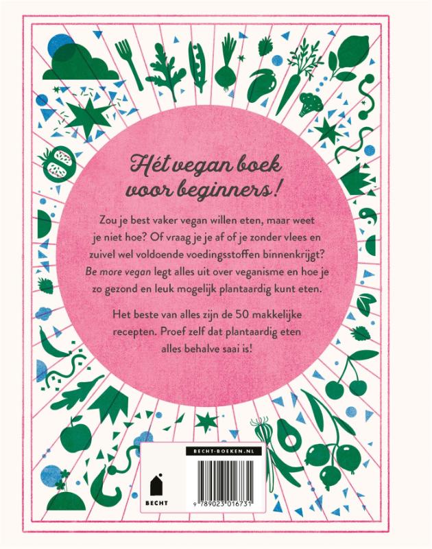 Achterkant van Be more vegan