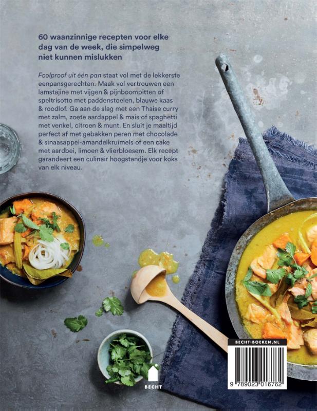 Achterkant van Foolproof uit één pan