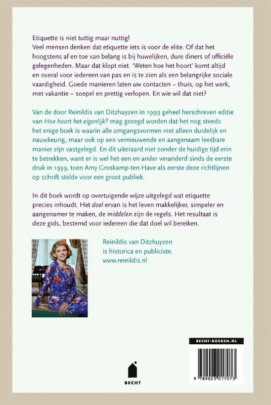 Achterkant van Hoe hoort het eigenlijk?