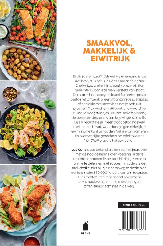 Achterkant van Chefke Luc