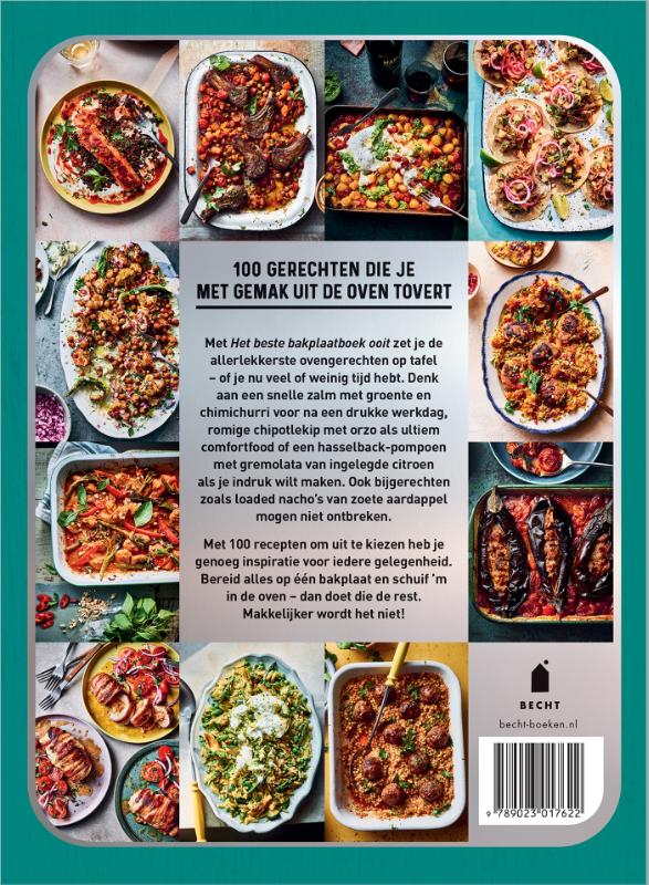 Achterkant van Het beste bakplaatboek ooit