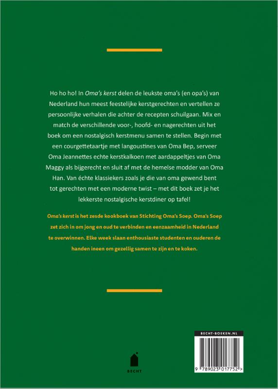 Achterkant van Oma's kerst