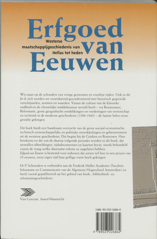 Achterkant van Erfgoed van eeuwen