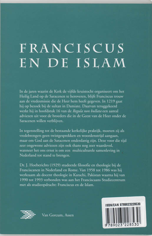 Achterkant van Franciscus en de Islam