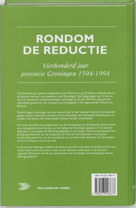 Achterkant van Rondom de reductie