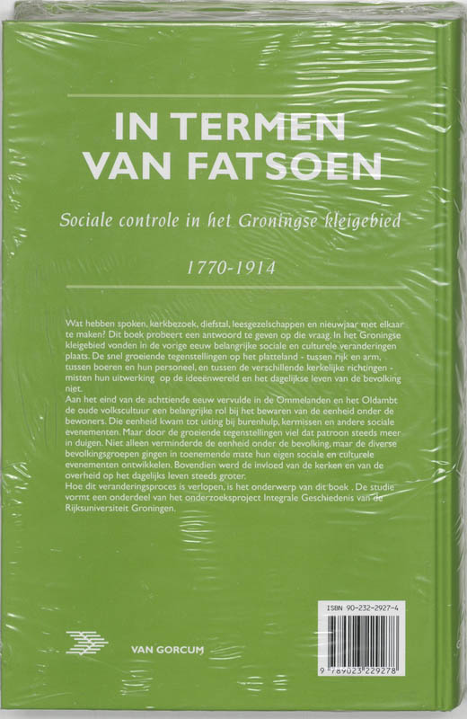 Achterkant van In termen van fatsoen