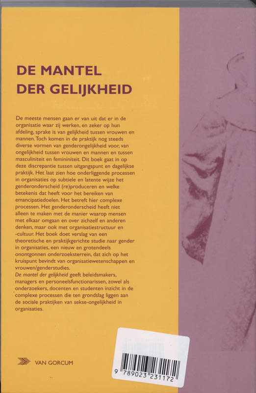 Achterkant van De mantel der gelijkheid