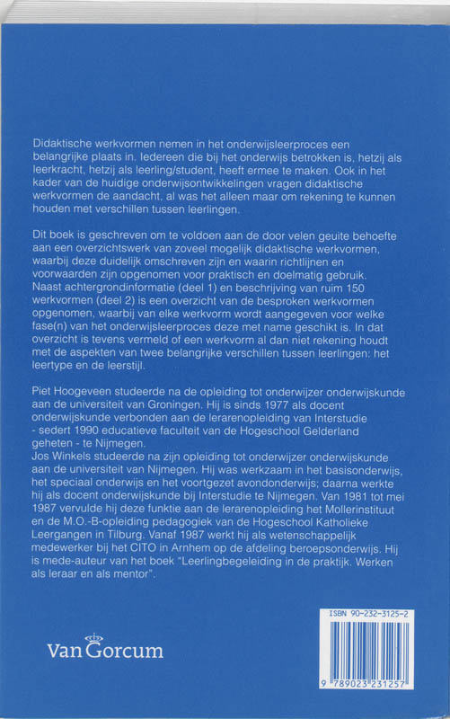 Achterkant van Het didaktische werkvormenboek