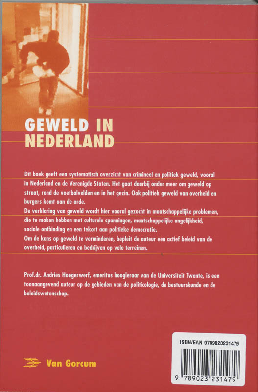 Achterkant van Geweld in Nederland