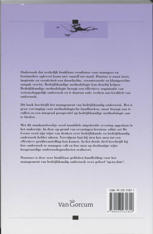 Achterkant van Bedrijfskundige methodologie