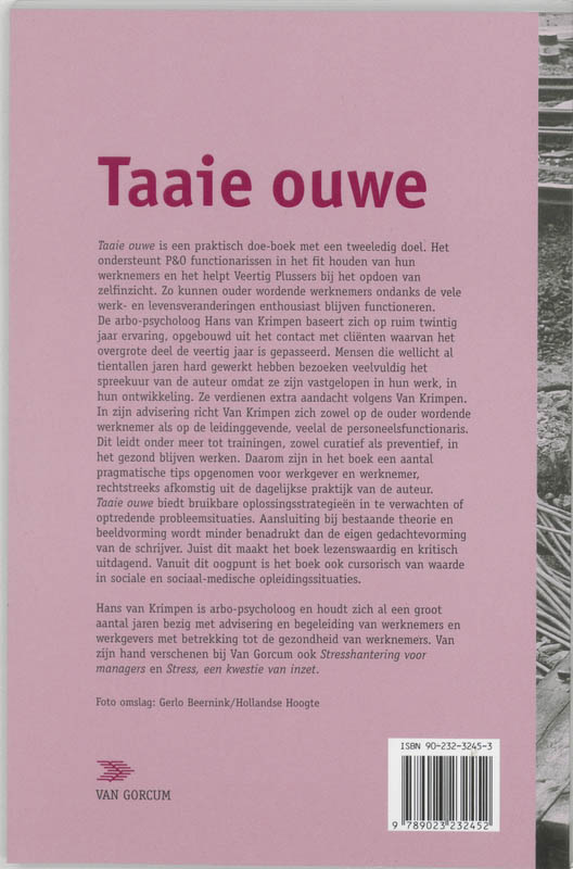 Achterkant van Taaie Ouwe