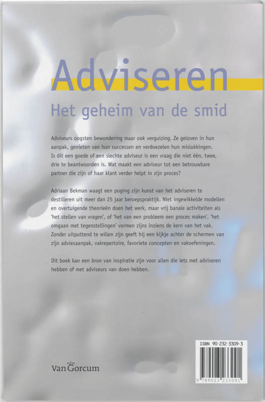 Achterkant van Adviseren